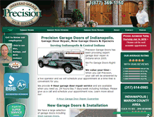 Tablet Screenshot of garagedoorindianapolis.com